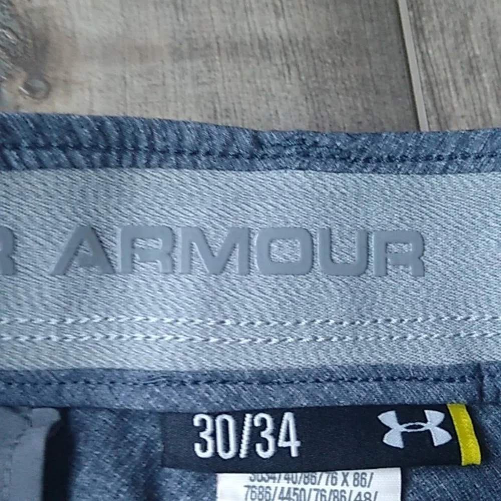 UNDER ARMOUR PANTS ALL SEASON GEAR  30/34 BLUE BREATHABLE SPORTY - Picture 6 of 14